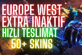 [OTO] EUW✨50-100 SKIN 7/24 DESTEK