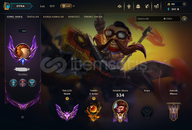 EUW MASTER / 121 SKİN 140 HERO 464 LVL HESAP