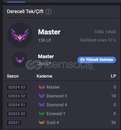 EUW MASTER 160 LP HANDMADE HESAP KAÇMAZ!