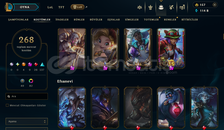 EUW PLAT 4 / 268 SKİN FULL HERO 601 LVL HESAP