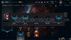 ⭐EUW+PLAT1 +93 LEVEL+30 SKIN +65K OZ+HANDMADE⭐