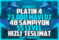 EUW / Platinum IV / 23276 MaviÖz / 48 ŞAMP