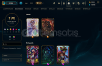 EUW SERVER 198 SKİN FULL HERO 287 LVL HESAP