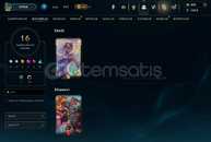 EUW SERVER 28 HERO 16 SKİN 55 LVL HESAP