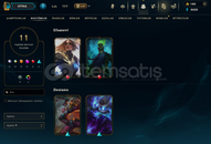 EUW SERVER 46 HERO 11 SKİN 65 LVL HESAP