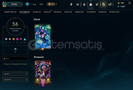 EUW SERVER 49 HERO 36 SKİN 89 LVL HESAP