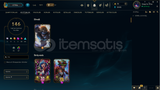 EUW server - 571 LvL - 146 kostüm