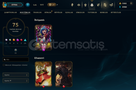 EUW SERVER 75 SKİN 88 HEO 98 LVL HESAP