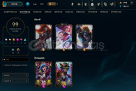 EUW SERVER 99 SKİN 116 HERO 252 LVL HESAP