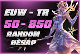 ⭐[OTO] EUW/TR 50-850 SKİN GARANTİLİ RANDOM ✨