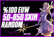 EUW 50-850 SKİN LOL RANDOM HESAP