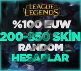 ⭐EUW | ULTRA VİP 200-850 SKİN LOL RANDOM⭐