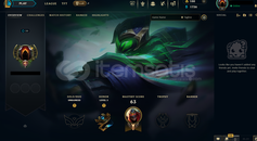 EUW Unranked | 1 Kostüm 25 Hero |Dereceli Hazır