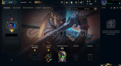 EUW Unranked | 16 Kostüm - 43 Hero | LoL Hesap