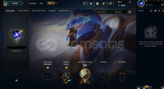 EUW Unranked | 3 Kostüm 25 Hero |Dereceli Hazır