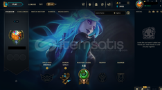 EUW Unranked | 4 Kostüm - 24 Hero |LoL Hesap