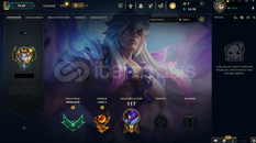 EUW Zümrüt 3 | 13 Kostüm - 18K Mö | LoL Hesap