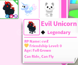 evil unicorn