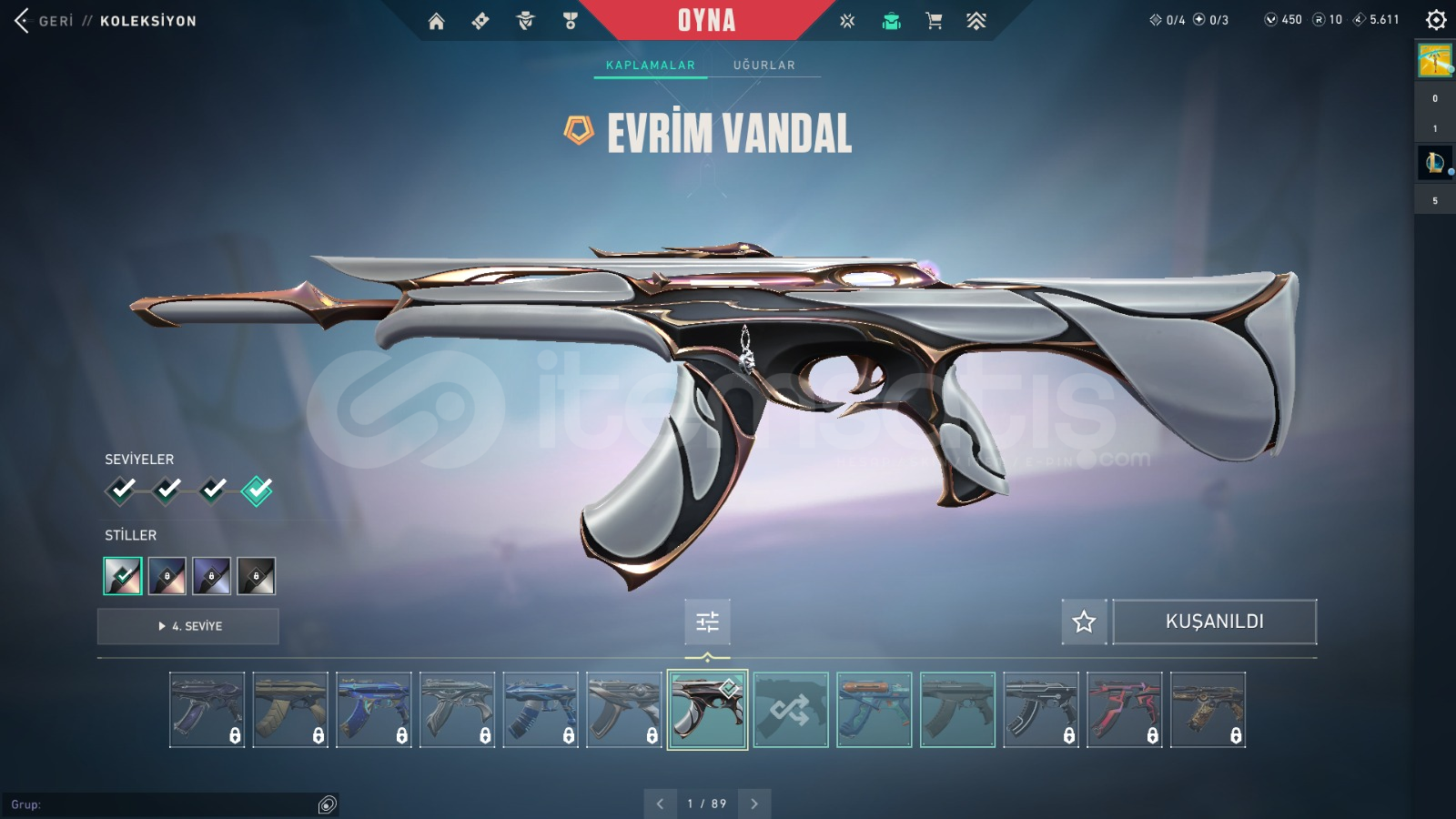 Evrim+ SplashX vandal, Oni phantom Evrim+ SplashX vandal, Oni phantom