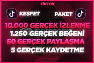 ⭐4X TİKTOK GERÇEK KEŞFET PAKETİ 5 / EN HESAPLI⭐
