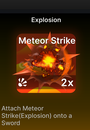 Explosion Meteor Strike