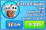 ⭐Extra Equips | Bubble Gum Simulator INFINITY⭐