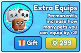 ⭐Extra Equips | Bubble Gum Simulator INFINITY⭐