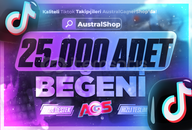 ⭐[EXTRA HIZLI GÖNDERİM] TikTok 25000 Beğeni