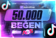 ⭐[EXTRA HIZLI GÖNDERİM] TikTok 50.000 Beğeni