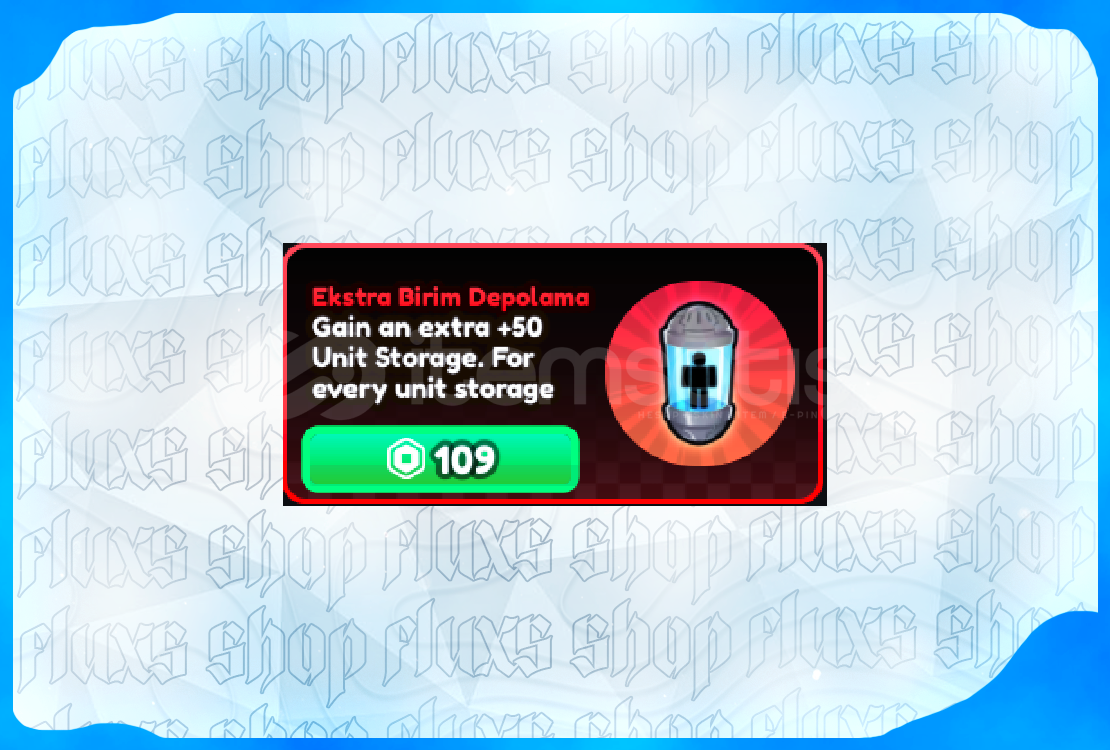 ⭐Extra Unit Storage⭐ ⭐Extra Unit Storage⭐