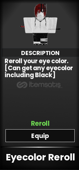 Eyecolor Reroll 50x - Type Soul Eyecolor Reroll 50x - Type Soul