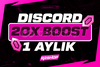 ⭐️[OTO+BOTSUZ] JET DİSCORD 1 AYLIK 20X BOOST⭐️