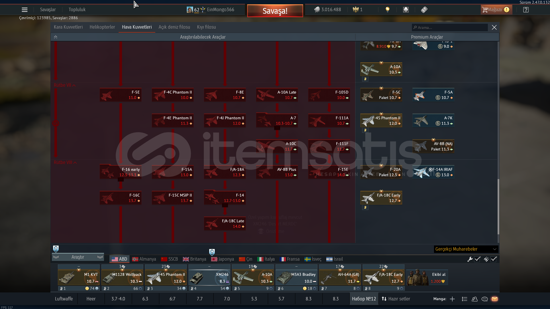 F/A-18C EARLY F-4S M1A1 AİM M1128 M1 KVT AH64A F/A-18C EARLY F-4S M1A1 AİM M1128 M1 KVT AH64A