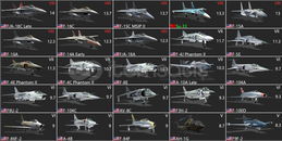 F/A-18C - F-16C - F-15C MSIP II - Su-33 - F-15A