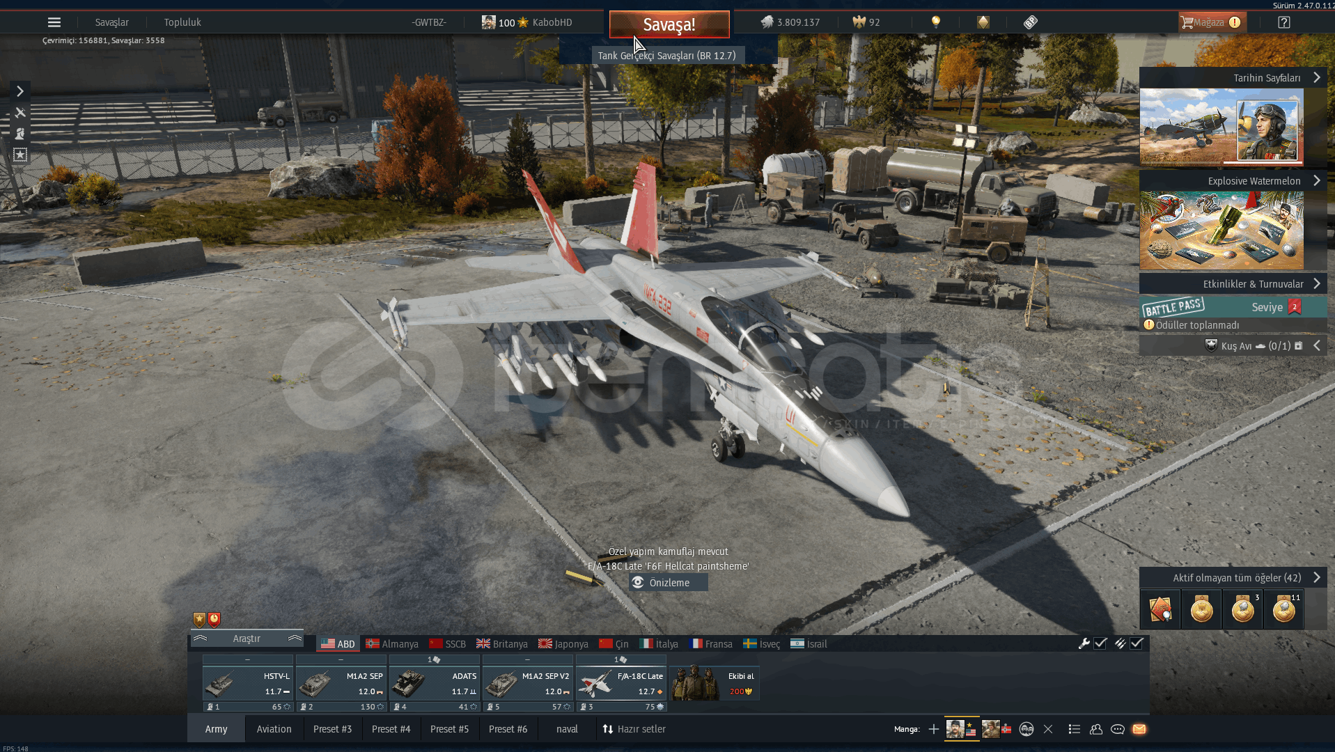 F/A-18C LATE F-16C F15C M1A2 SEP V2 HSTVL ADATS F/A-18C LATE F-16C F15C M1A2 SEP V2 HSTVL ADATS