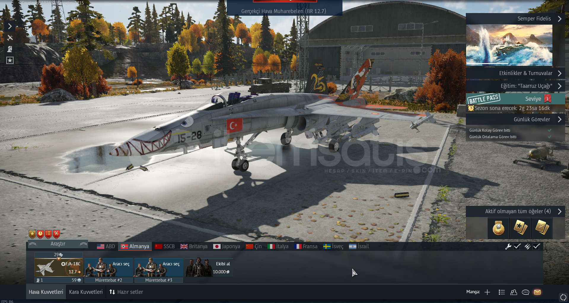 F/A-18C MAİLLİ F/A-18C MAİLLİ