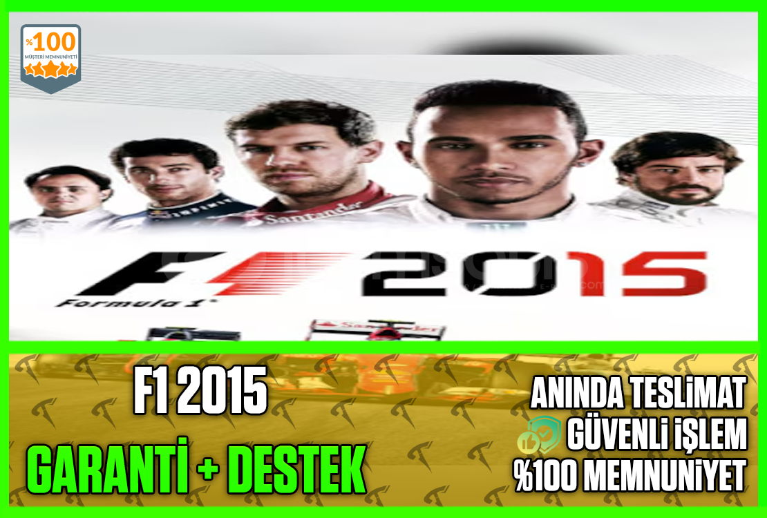 ⭐️☘️F1 2015❤️Garanti & Sorunsuz❤️ ⭐️☘️F1 2015❤️Garanti & Sorunsuz❤️