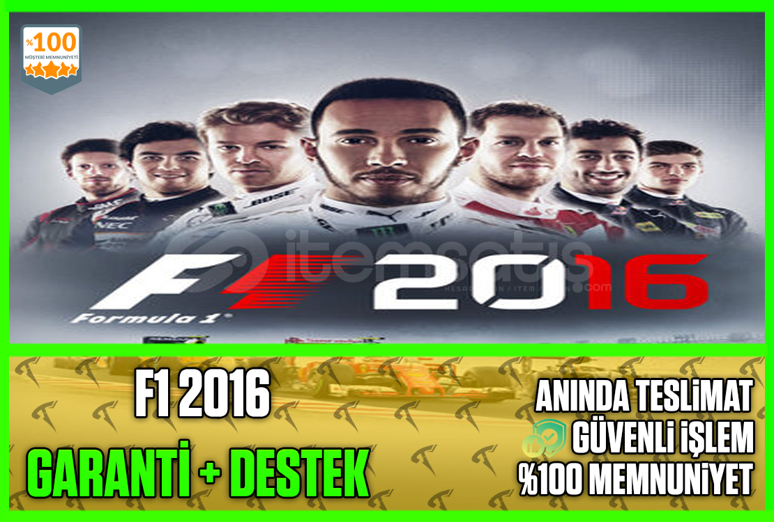 ⭐️☘️F1 2016❤️Garanti & Sorunsuz❤️ ⭐️☘️F1 2016❤️Garanti & Sorunsuz❤️