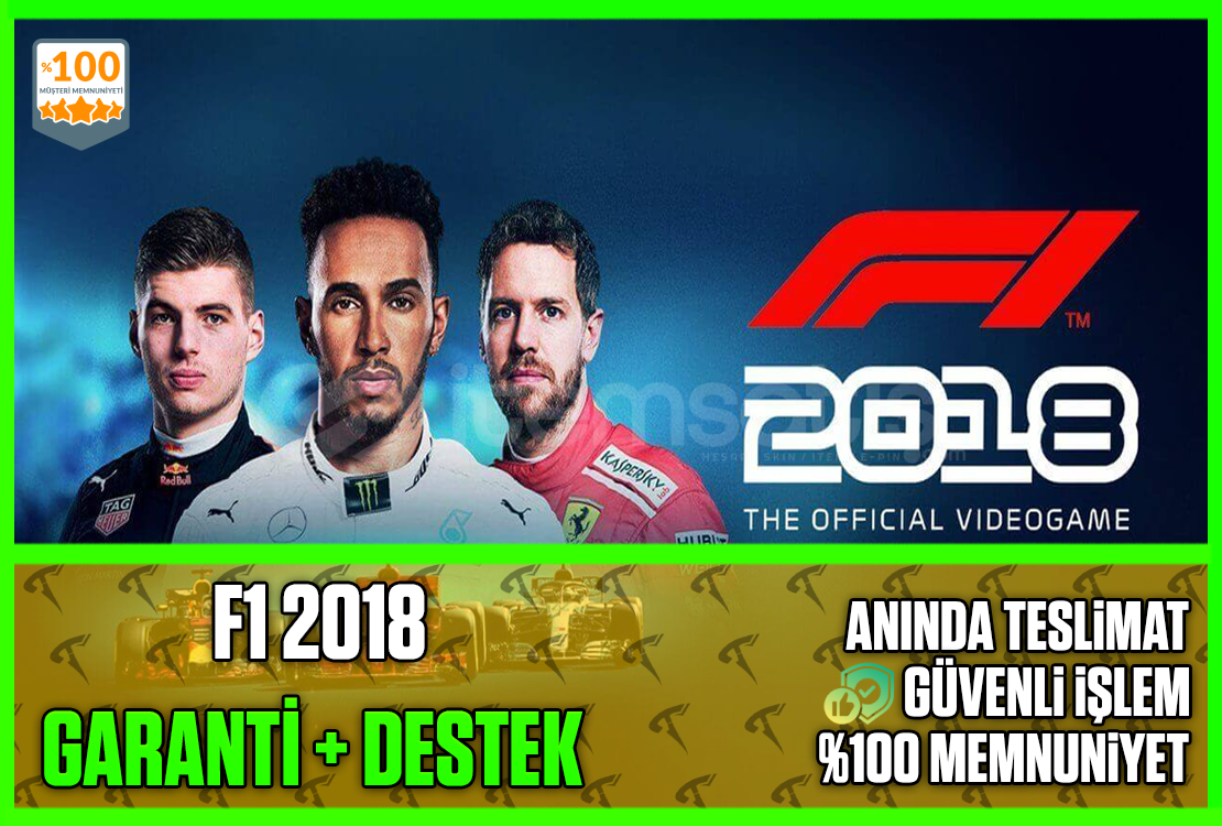 ⭐️☘️F1 2018❤️Garanti & Sorunsuz❤️ ⭐️☘️F1 2018❤️Garanti & Sorunsuz❤️