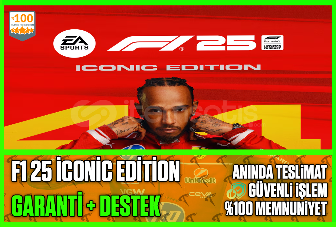 ⭐️☘️F1 25 İconic Edition❤️Garanti & Sorunsuz❤️ ⭐️☘️F1 25 İconic Edition❤️Garanti & Sorunsuz❤️