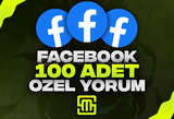 ✨FaceBook 100 Adet Özel Yorum!