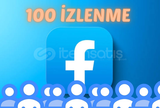 FACEBOOK 100 İZLENME