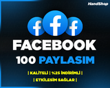 ⭐FACEBOOK 100 PAYLAŞIM | KALİTELİ⭐