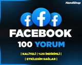 ⭐FACEBOOK 100 YORUM | KALİTELİ⭐