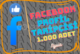 Facebook - 1.000 Adet Profil Takipçisi⭐