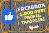 Facebook - 1.000 Adet Profil Takipçisi⭐