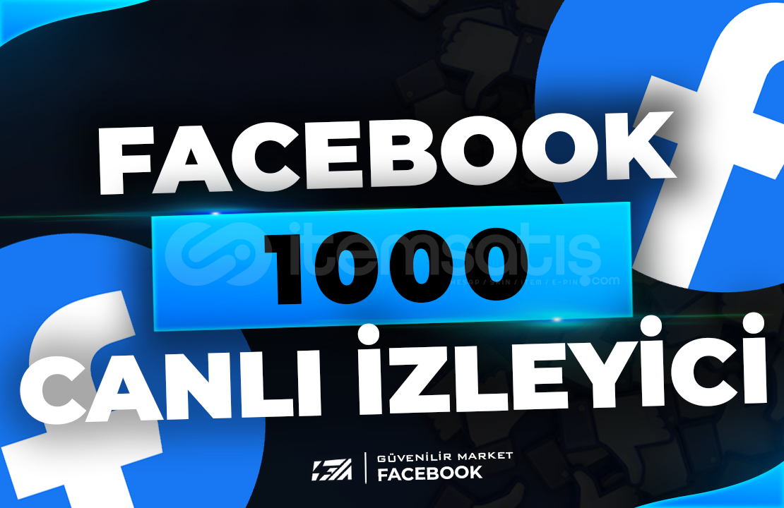 ⭐Facebook 1000 Canlı İzleyici - 60 Dakika⭐ ⭐Facebook 1000 Canlı İzleyici - 60 Dakika⭐