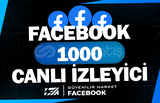 Facebook 1000 Canlı İzleyici - 60 Dakika