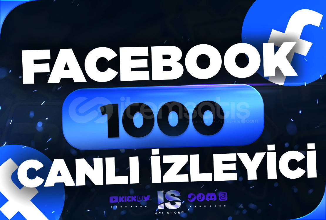 ⭐Facebook 1000 Canlı İzleyici - 60 Dakika⭐ ⭐Facebook 1000 Canlı İzleyici - 60 Dakika⭐