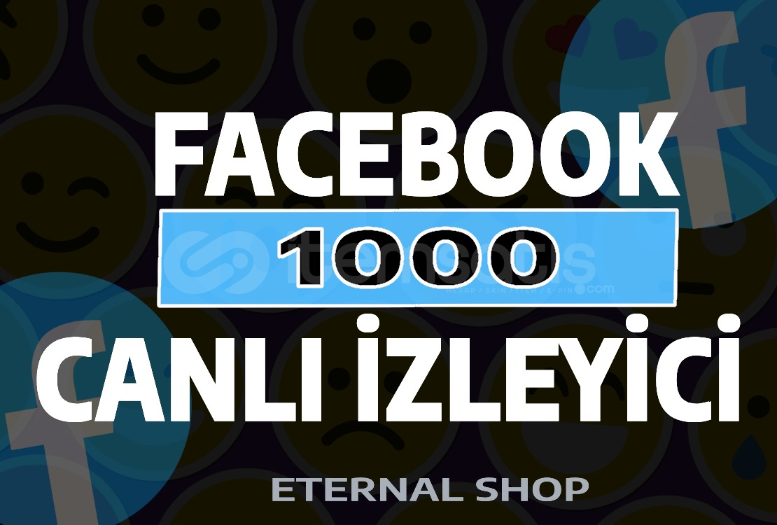 Facebook 1000 Canlı İzleyici - 60 Dakika Facebook 1000 Canlı İzleyici - 60 Dakika